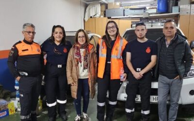 Protección Civil Velilla parte a Valencia