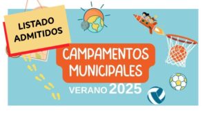 listado admitidos campamento verano 2025 web